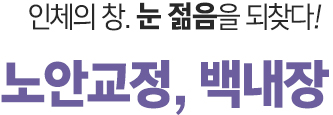 노안교정 백내장